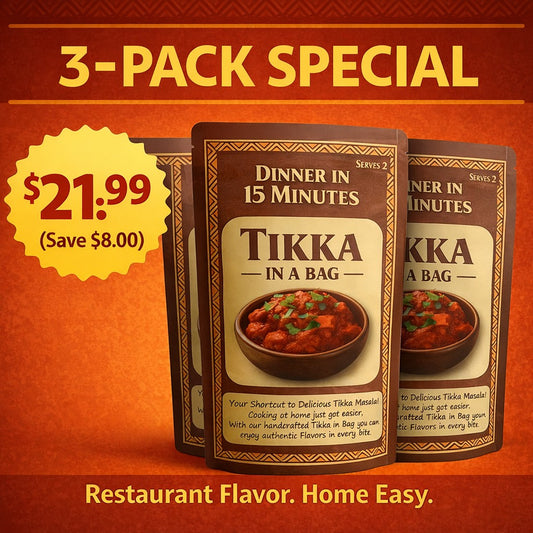 Tikka in a Bag - 3 Pack