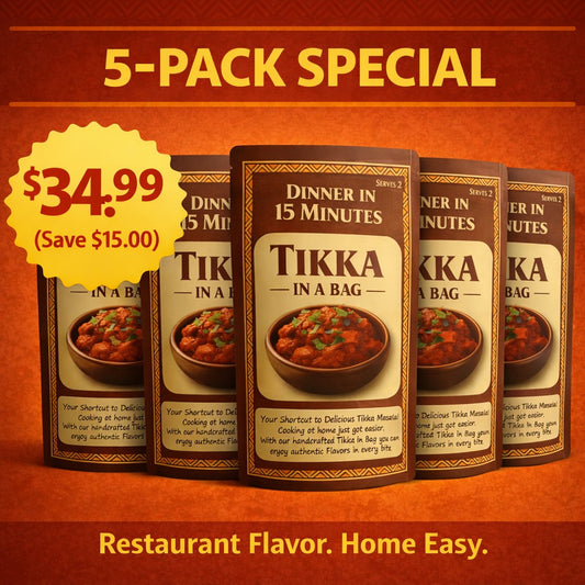Tikka in a Bag - 5 Pack