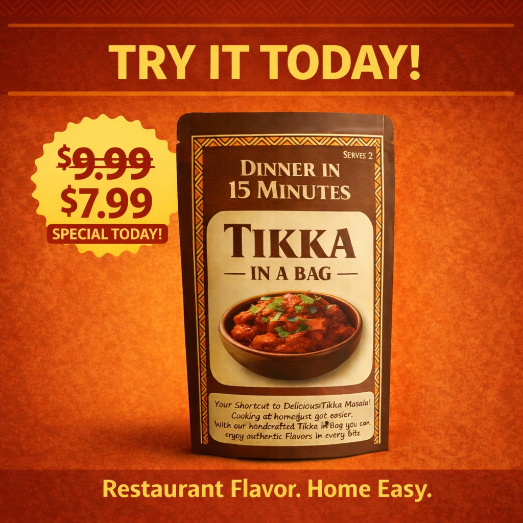 Tikka in a Bag - Single Order